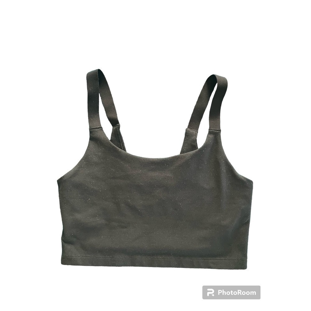 Aerie Offline The Hugger Recharge Minimal Support Line Sports Bra Black Size XS